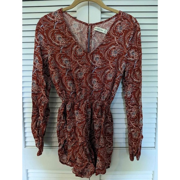 Abercrombie & Fitch Pants - Abercrombie and Fitch Boho Paisley Romper Size Small